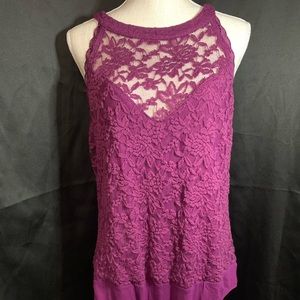Torrid Purple 2X Lace Top Body Suit